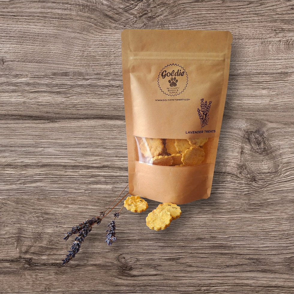 Lavender Golden Biscuits for Dogs