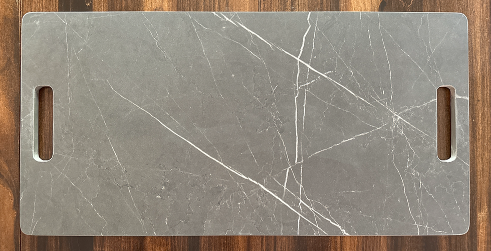 Thumbnail: Large porcelain charcuterie board (2 handle)