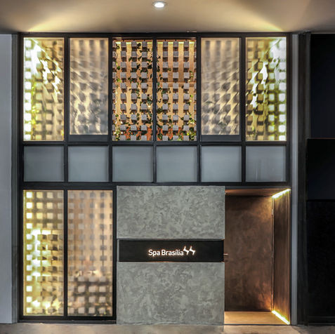 Fachada do spa Brasília na Galeria do Hotel Nacional em Brasília