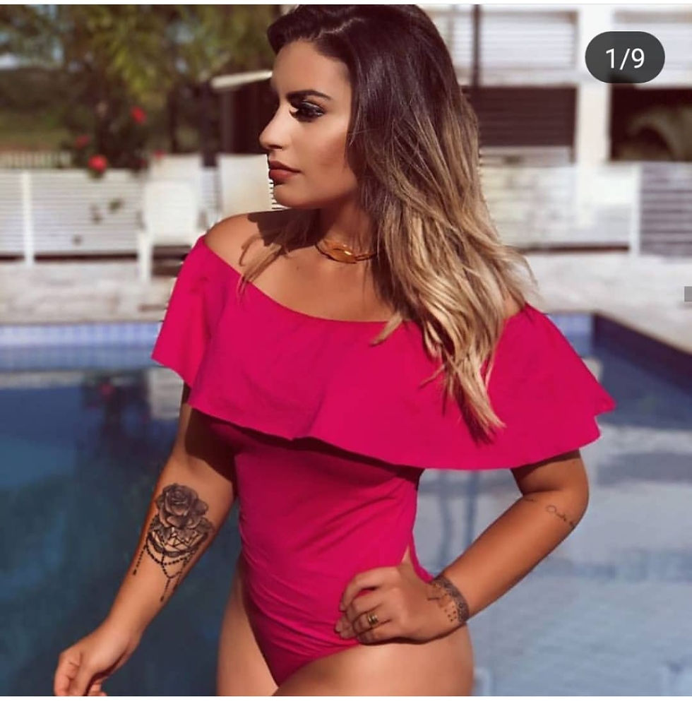 Miniatura: BODY CIGANINHA CANELADO
