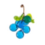 Adorable Glass Grape Cluster Home Decor Accessory Suncatcher Decoration Aqua