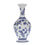 Thumbnail: Gorgeous Belfort Delft-style Floral Decanter with Cork Stopper by Coalport