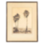 Early 1900s California Desert Landscapes Scenes Signed Georges Wastier Desert Sentinels