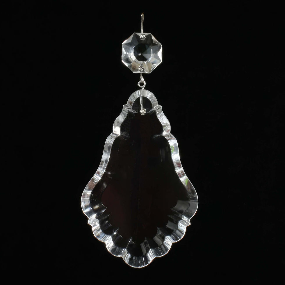 Czech Pendalogue For Chandeliers Replacement Crystal Parts 1503 face