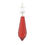 Thumbnail: Two and a half inch plug drop crystal prism red