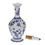 Thumbnail: Gorgeous Belfort Delft-style Floral Decanter with Cork Stopper by Coalport