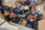 Ukulele lessons with Music Generation at Tiernaboul NS, Primary school in Killarney