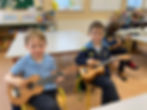 Learning Ukulele, Tiernaboul NS, Primary school, Killarney