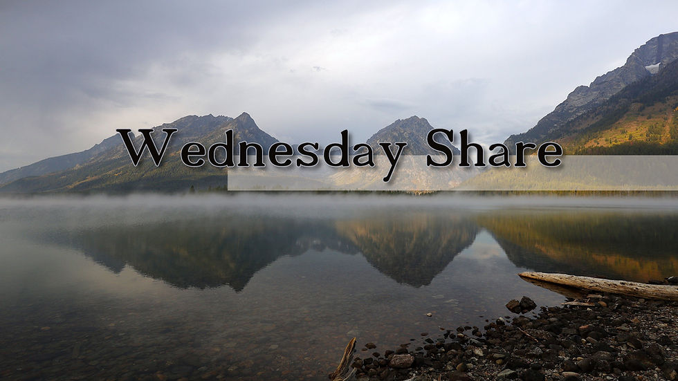 Wednesday Share: A Post on Evolution