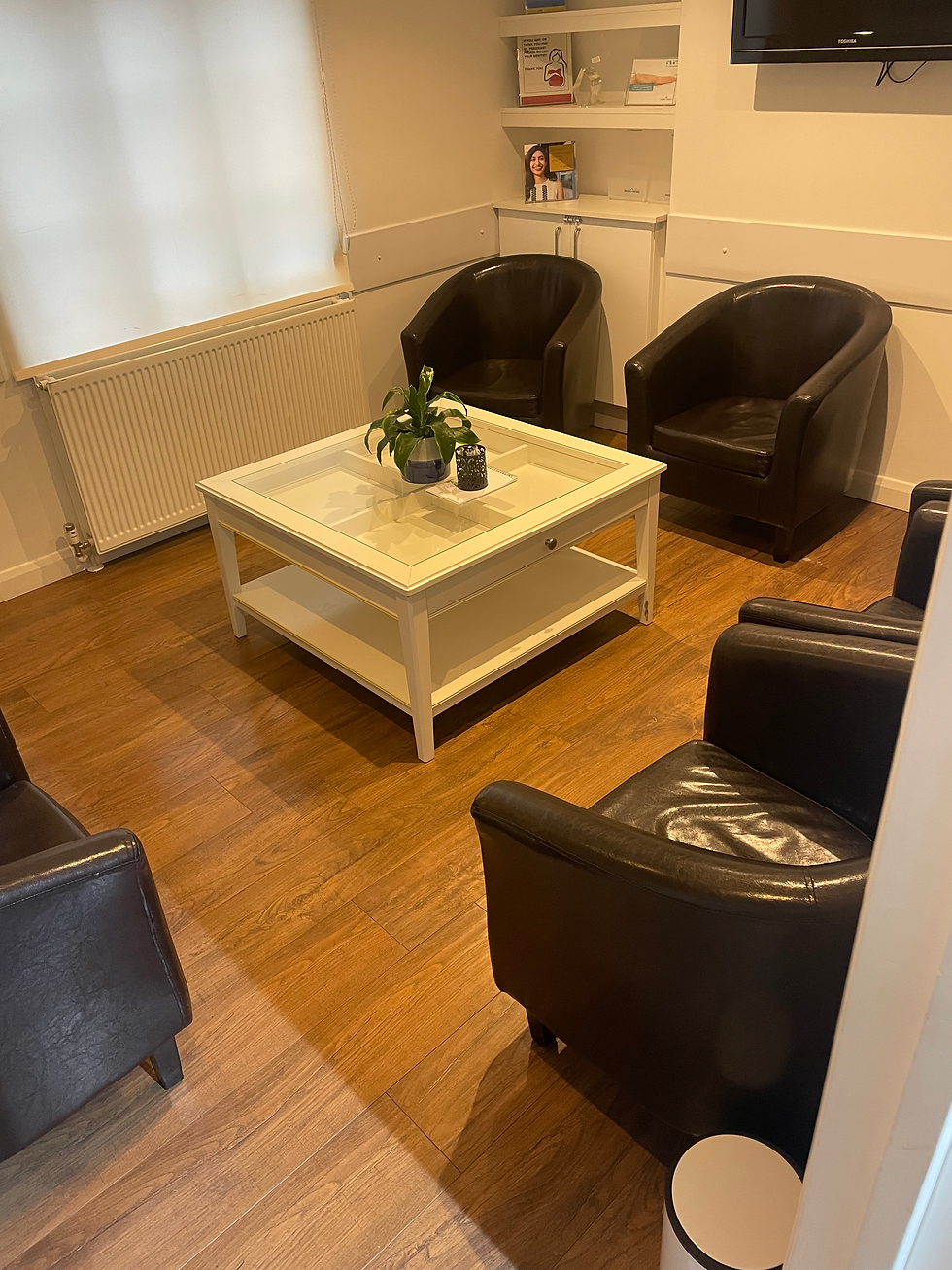 Waiting room before