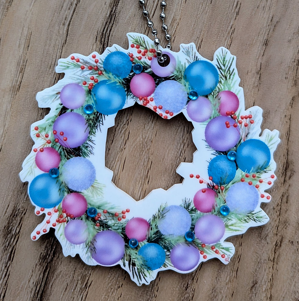 Thumbnail: Bauble Wreath Decoration 