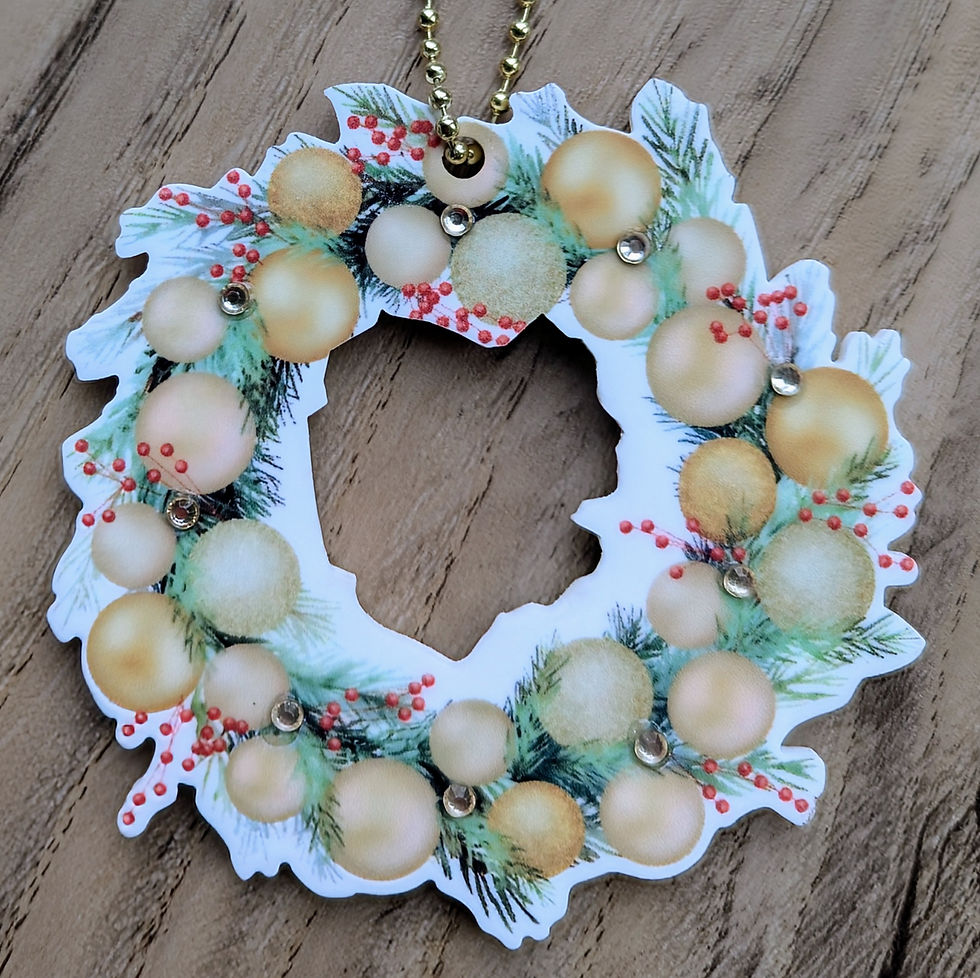 Thumbnail: Bauble Wreath Decoration 