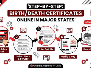 Download Birth/Death Certificate Online: A Step-By-Step Guide For Major States 2026 