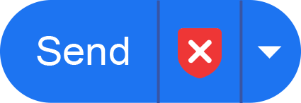 HarmCheck custom send button for Gmail