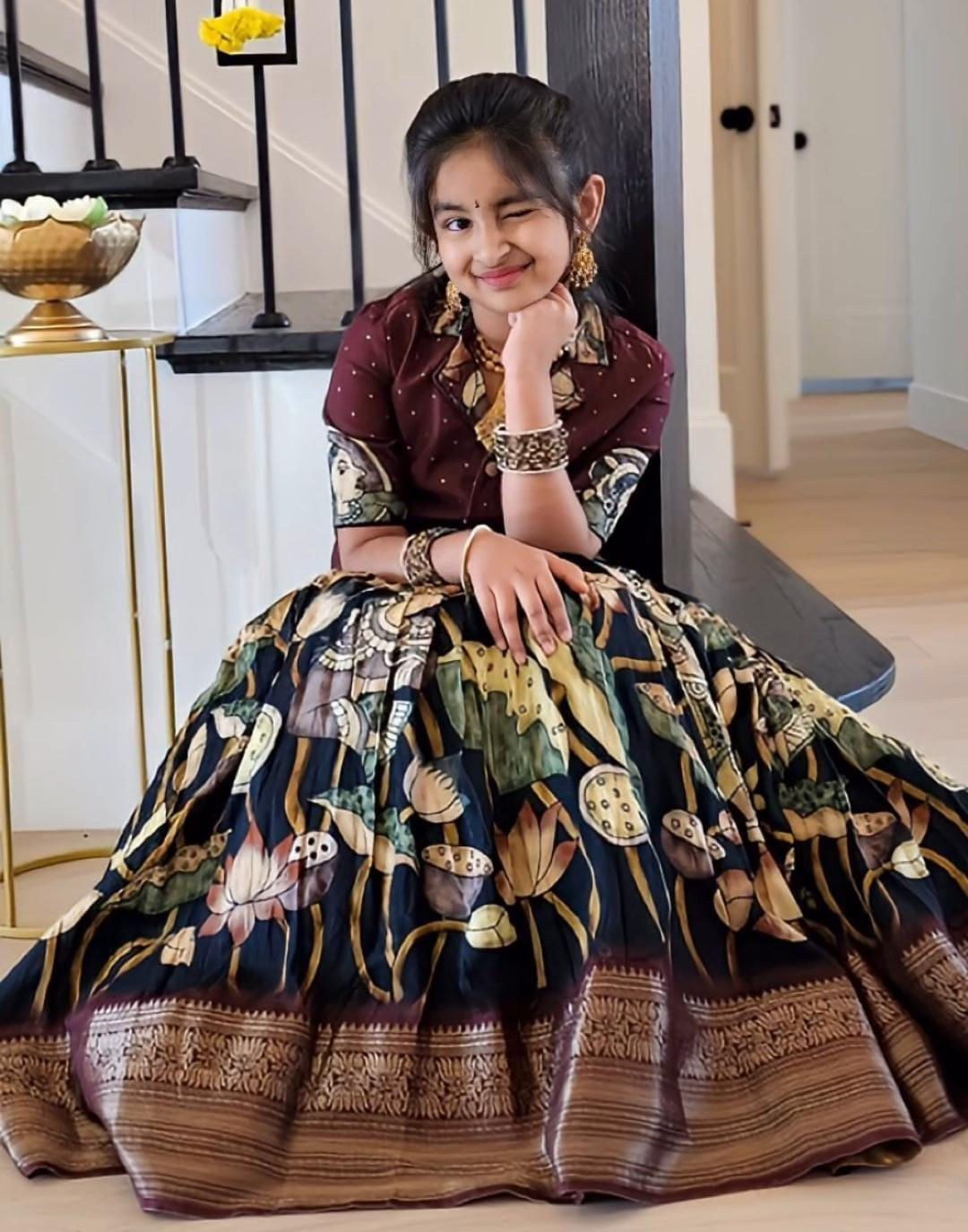 Designer Festival Special Kids Lehenga Choli