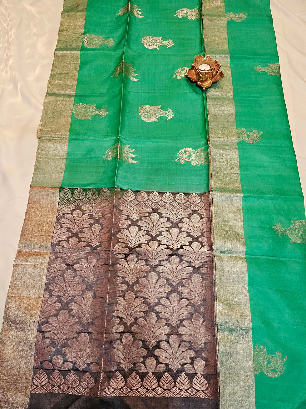 Thumbnail: Kanchi Grand Semi Silk Saree