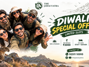 Jawai Diwali Offer 2026: Budget Stay + Private Jeep Safari at ₹2,000