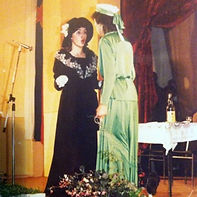 Susreti sela 1981. Pozorišna predstava "Beograd nekad i sad" (Vesna Lazić i Mitić Mirjana)