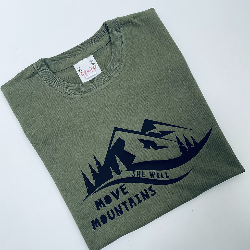 Thumbnail: 'She Will Move Mountains' T-Shirt