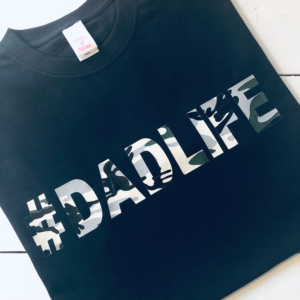 Thumbnail: Dad Life Camoflauge Print T Shirt