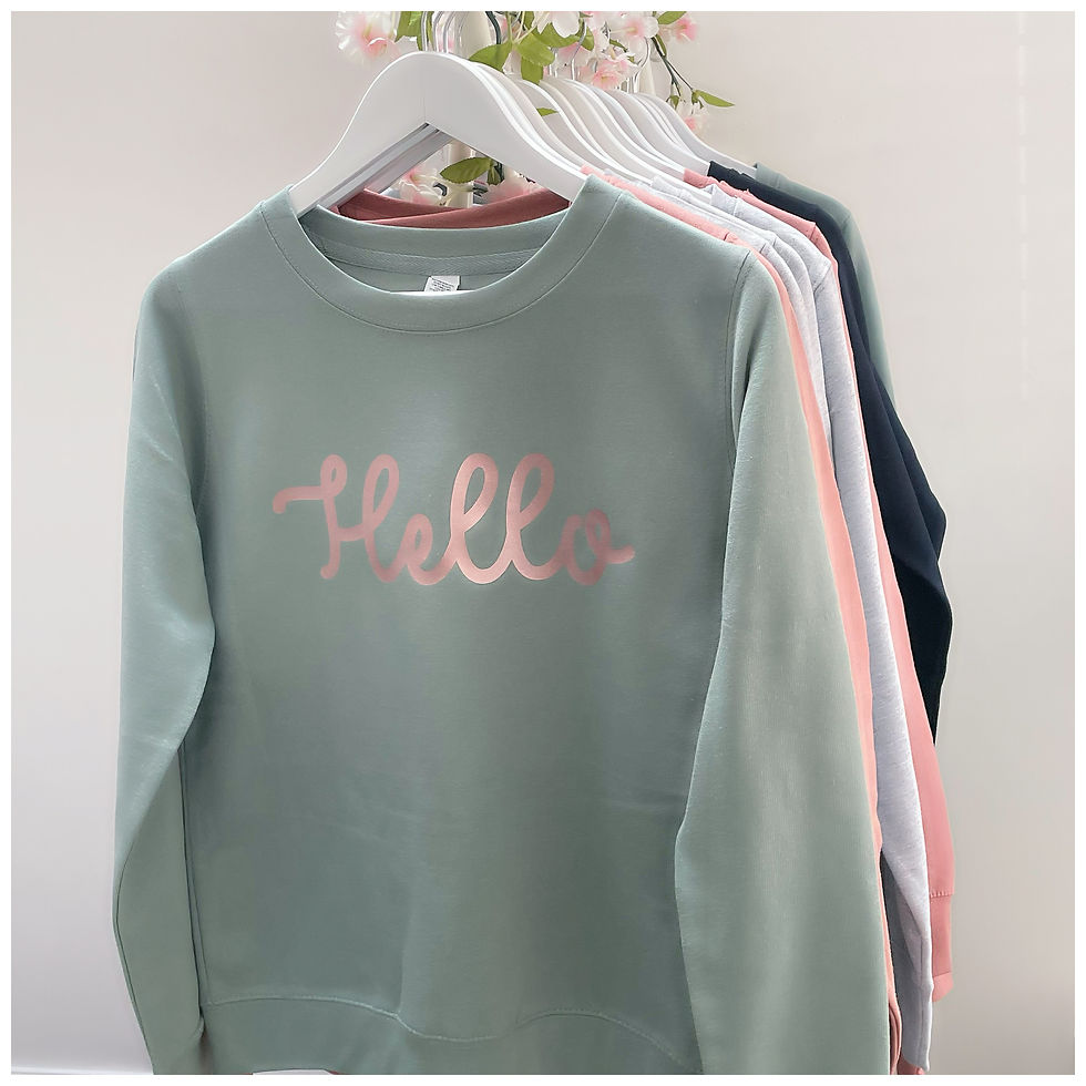 Thumbnail: Women's Fit 'Hello' Sweatshirt