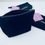 Thumbnail: Rose Gold Text Personalised Makeup Accessory Bag