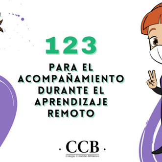Uno, dos, tres para el acompañamiento de los pequeños desde casa