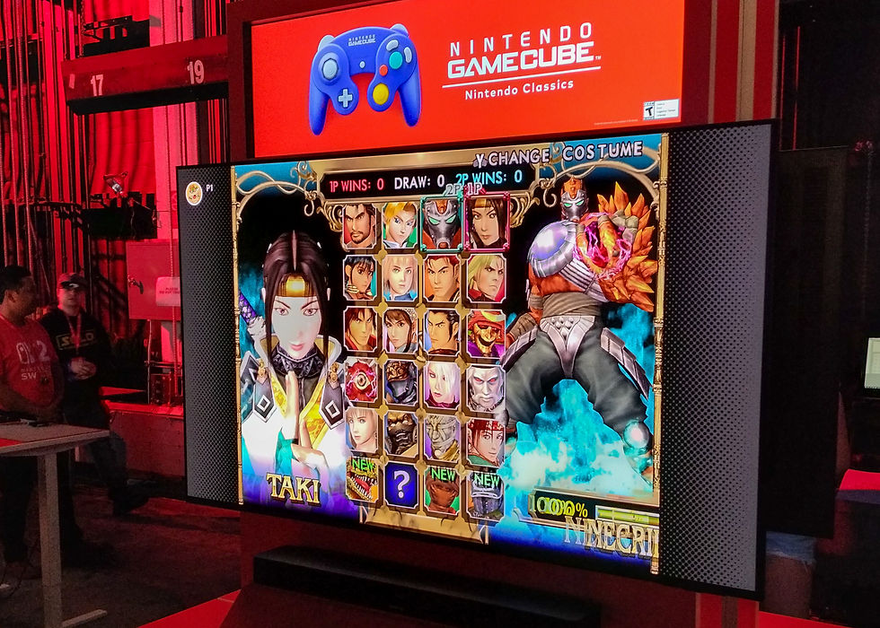 Soulcalibur II, running on the Nintendo Switch 2 via Nintendo GameCube – Nintendo Classics. (Jesse Illanes)