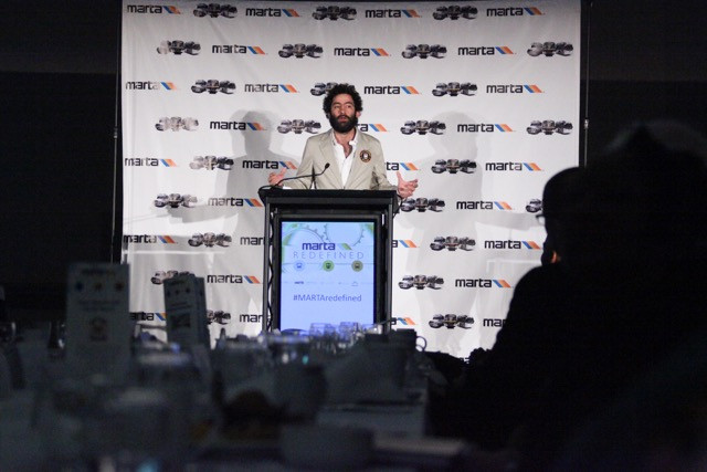 At the State of MARTA Breakfast, January 2016. (Photo credit Adam Shumaker.)