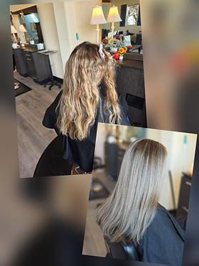 before and after hair photos