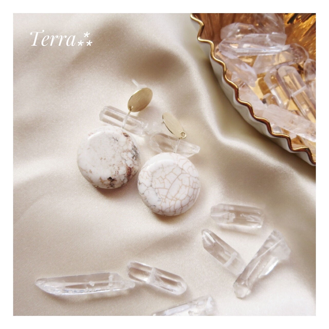 氷柱クリスタル×マグネサイトピアス