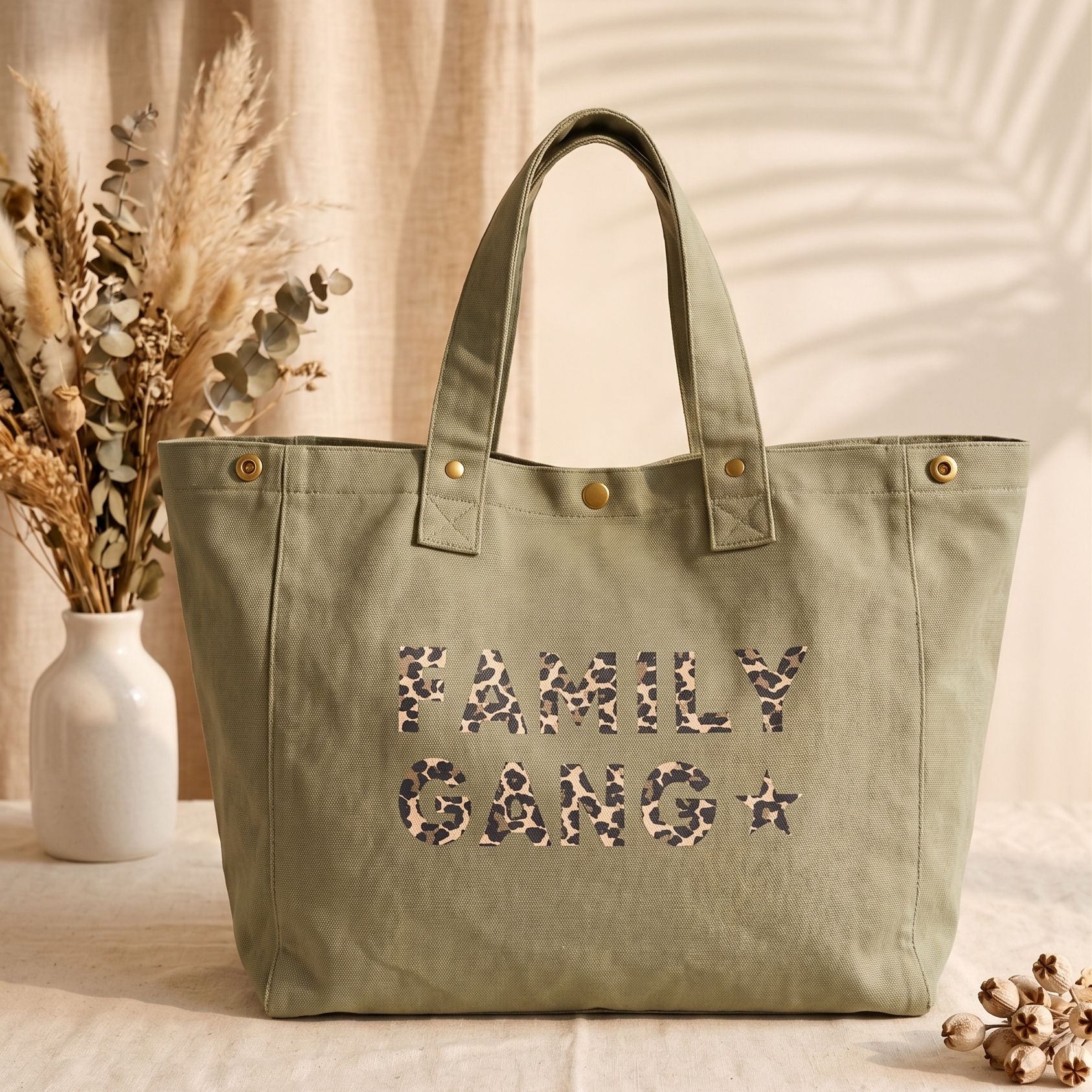 Grand cabas en cotton