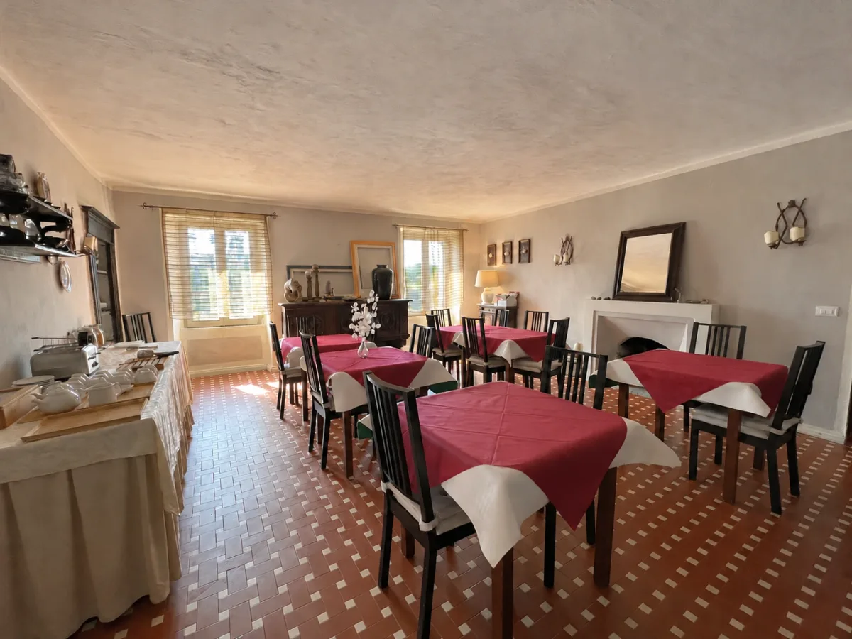 The dining room