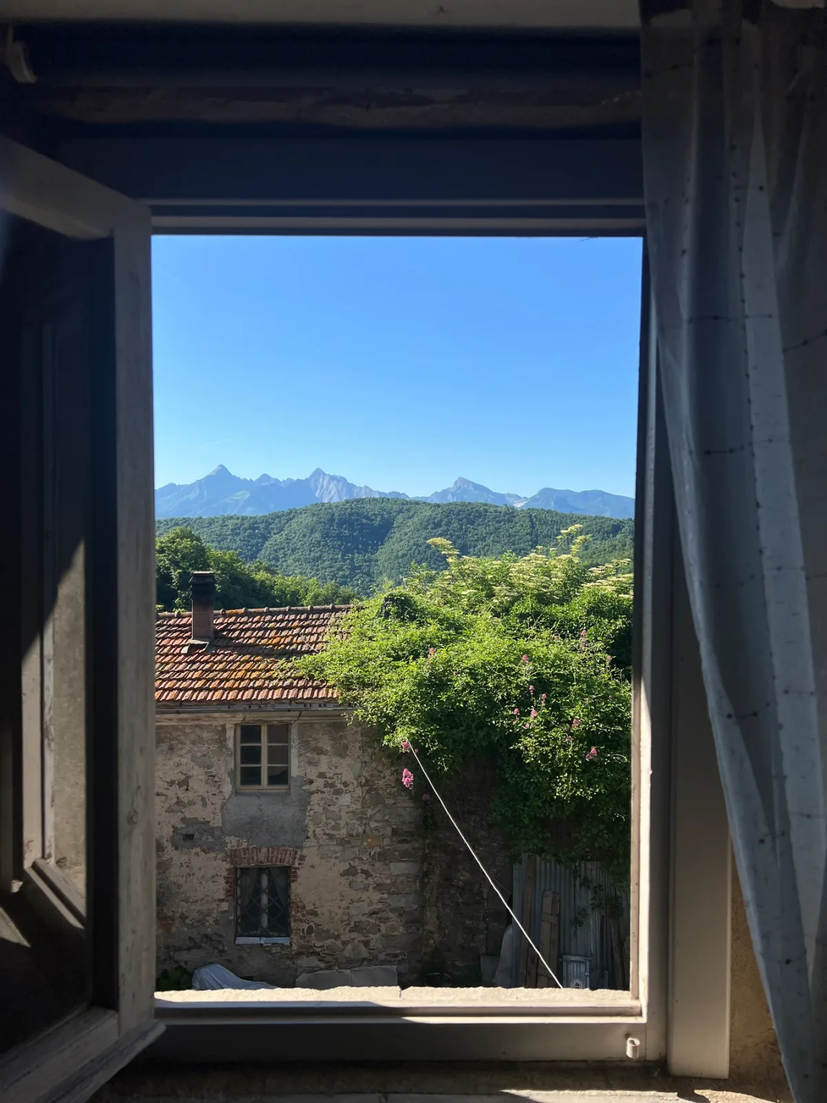 View of the Apuan Alps