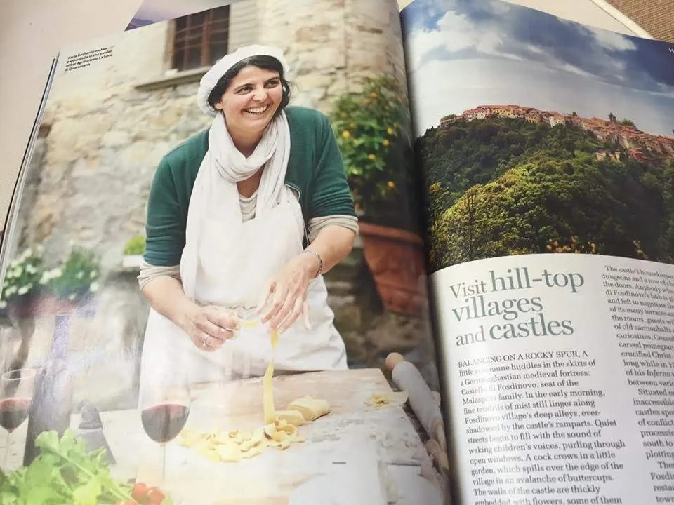 A cooking story in print