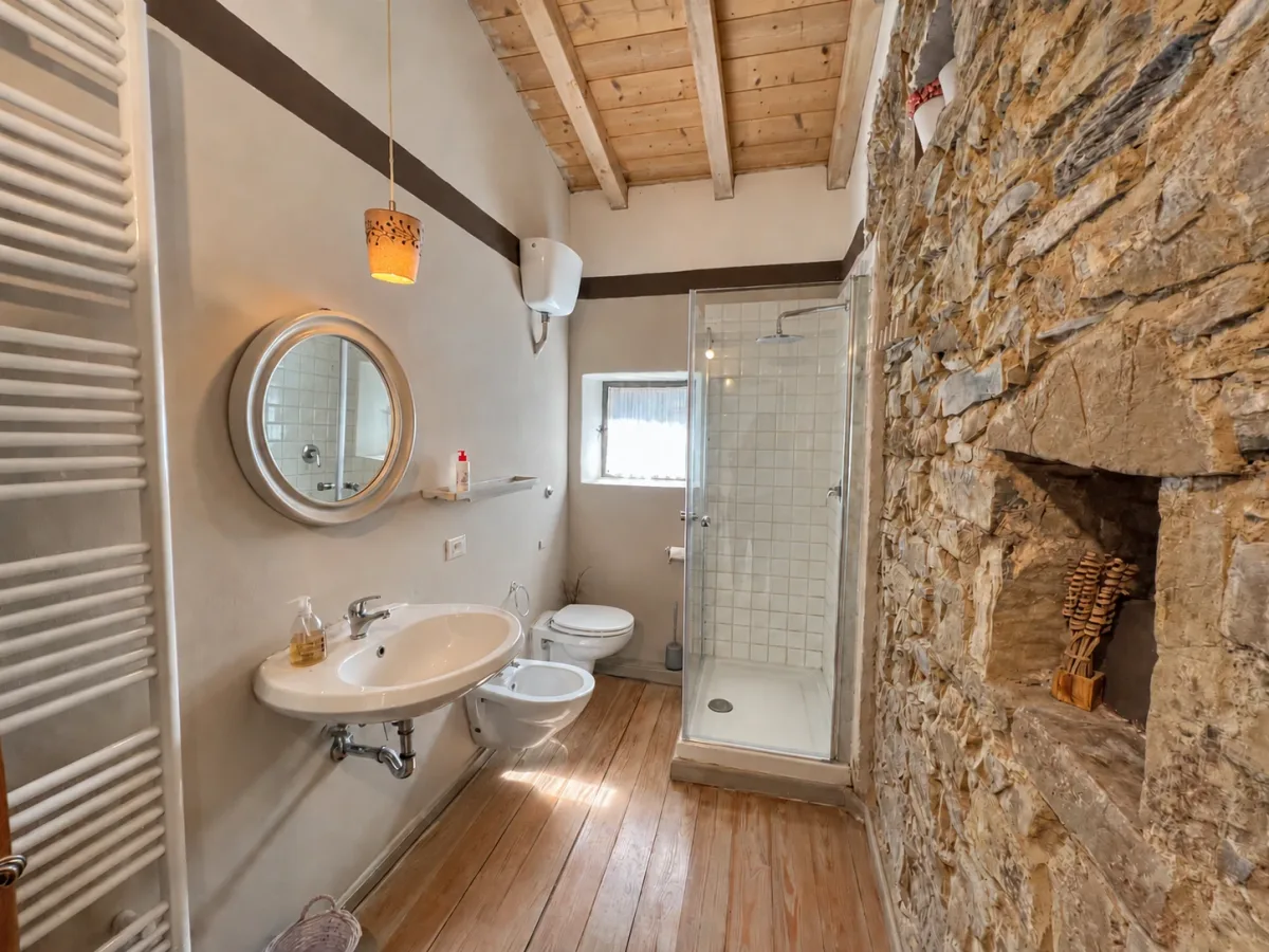 Private bathroom with shower