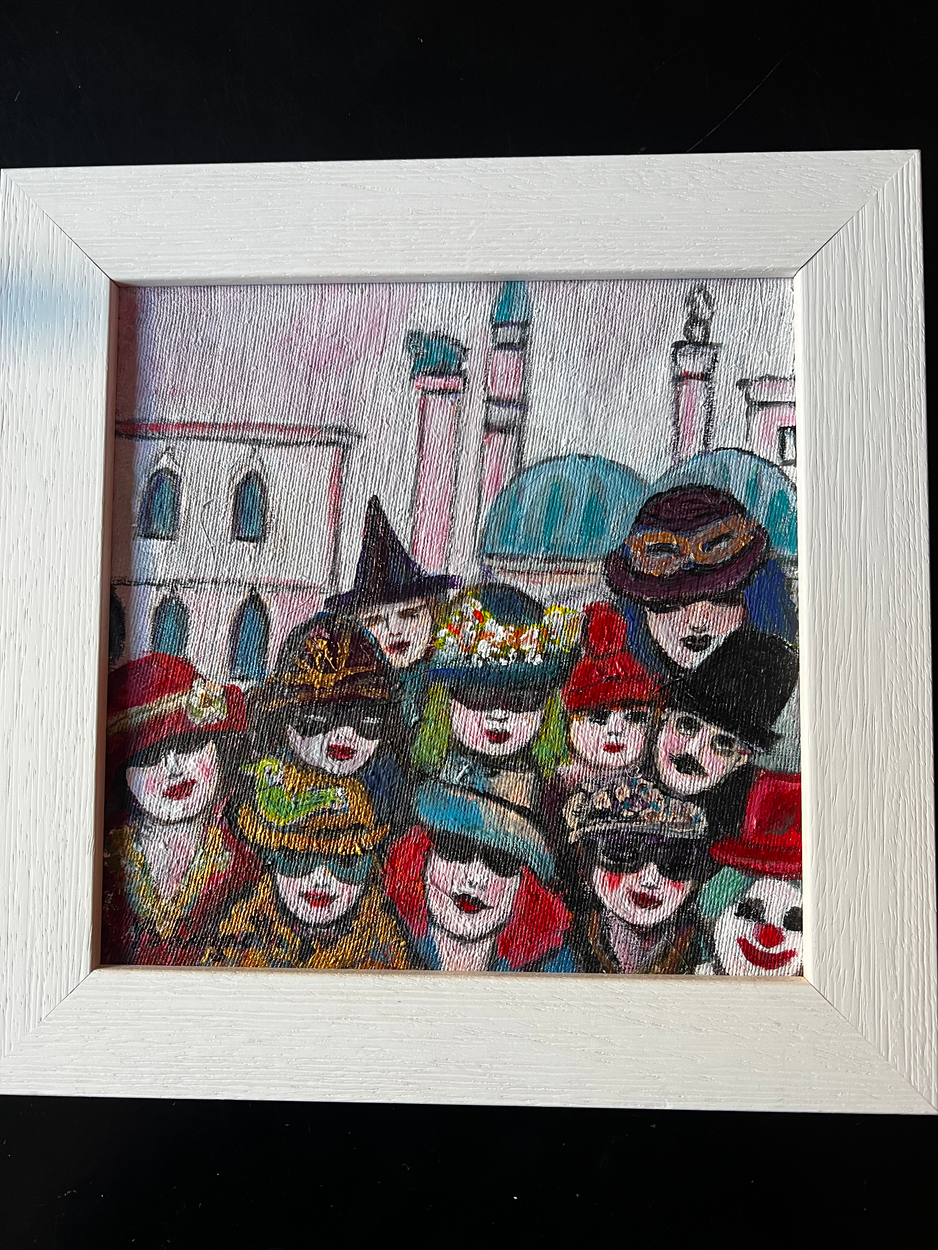 Carnevale a Venezia - dipinto su tela di Betty Pignotti 