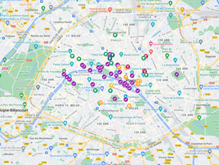 Paris Gezi Haritası
