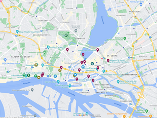 Hamburg Gezi Haritası