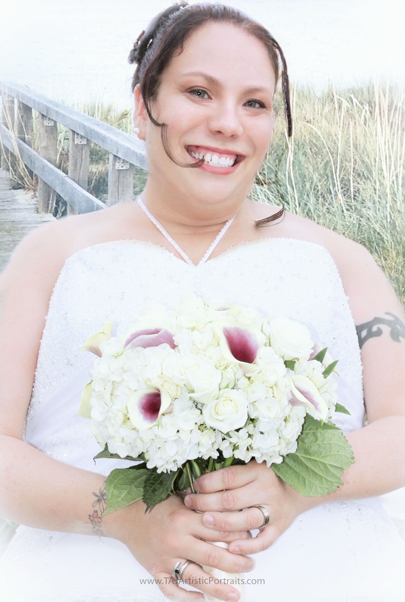 Beachy Bridal Portraits