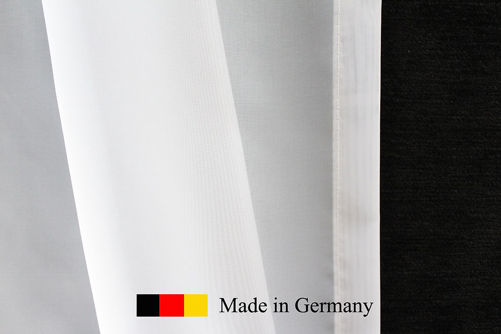 Miniaturbild: Hochwertige Fertiggardine Voile Store nach Maß BARLETTA 1:2 / 26 mm