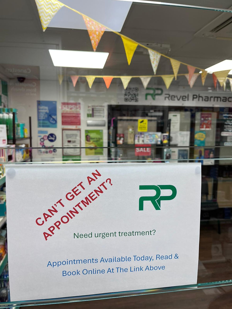 Appointments available, save GP appointment time,