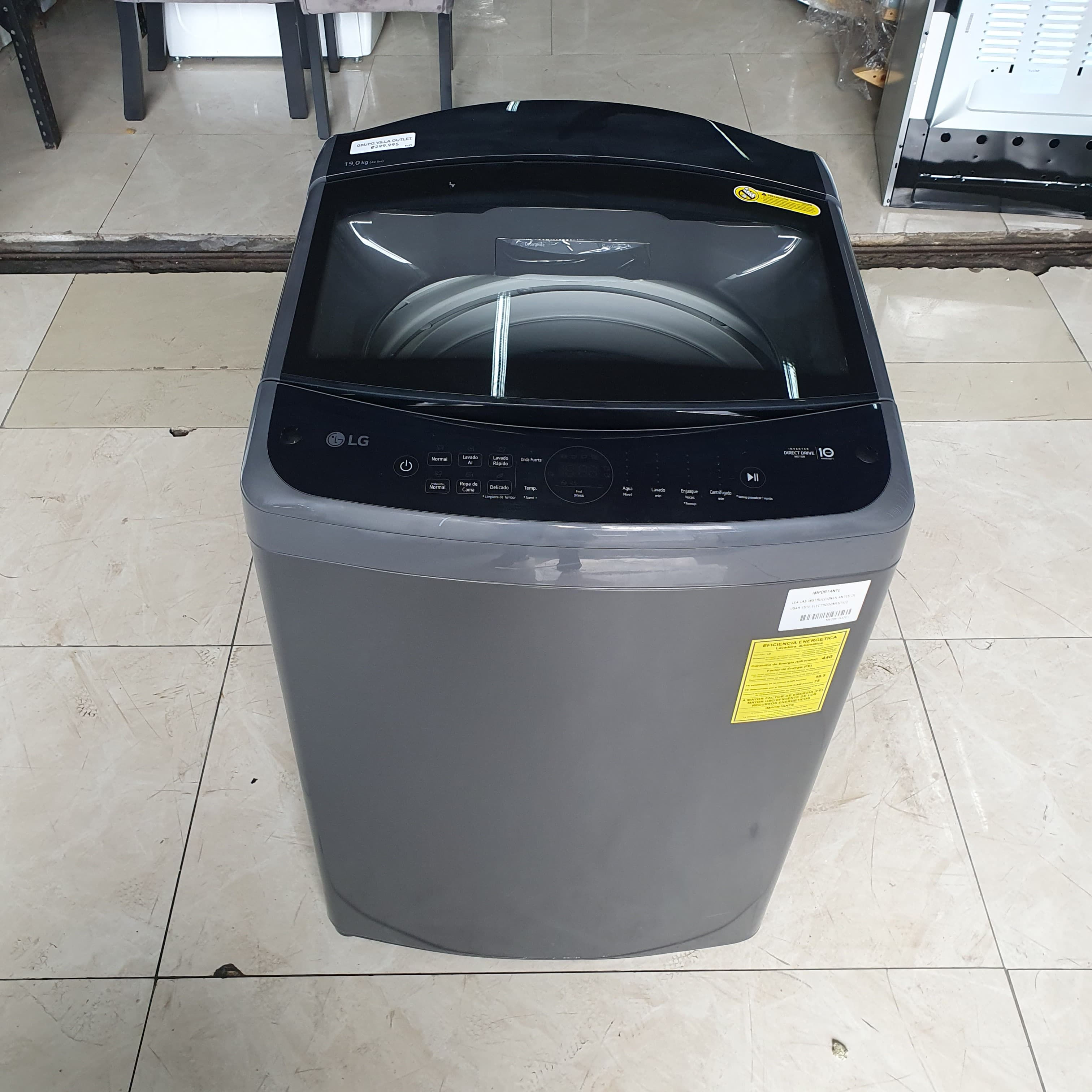 Lavadora LG Inverter 21kg