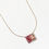 Miniatura: Colar com turmalina bicolor, safiras brancas, turmalinas rosas e rubis
