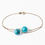 Miniatura: Pulseira com turquesas e perolas