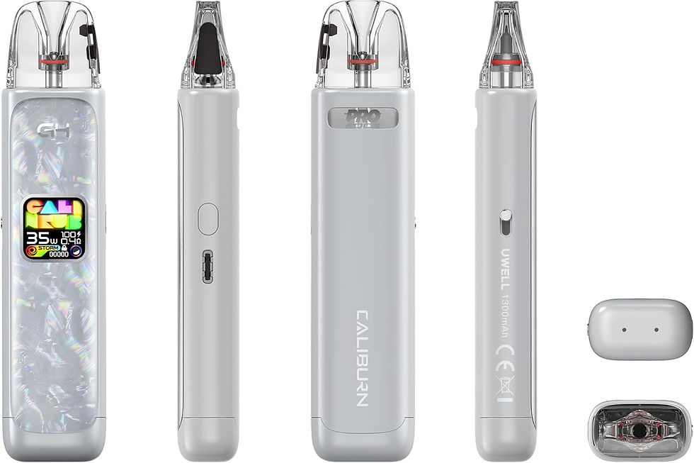 縮圖：Uwell Caliburn G4 咖哩棒 x 雙模式體驗 x 大電量 × 35W 高功率 × 高清螢幕