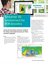 Simcenter 3D environment for BEM Acoustics Brochure