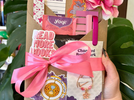 A wrapped book ready for a blind date, inviting curiosity and comfort.