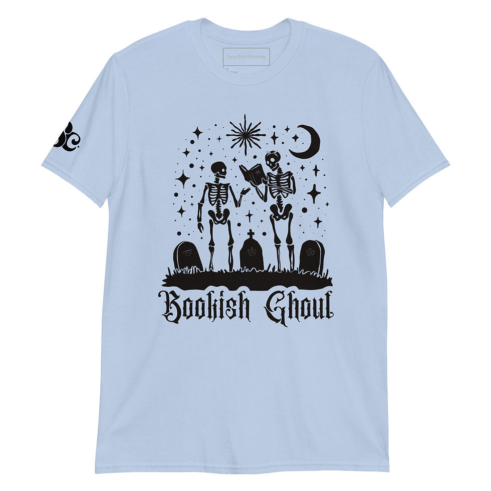 Thumbnail: Bookish Ghoul Tee – Halloween Reading Shirt | Spooky Fall Gift for Her
