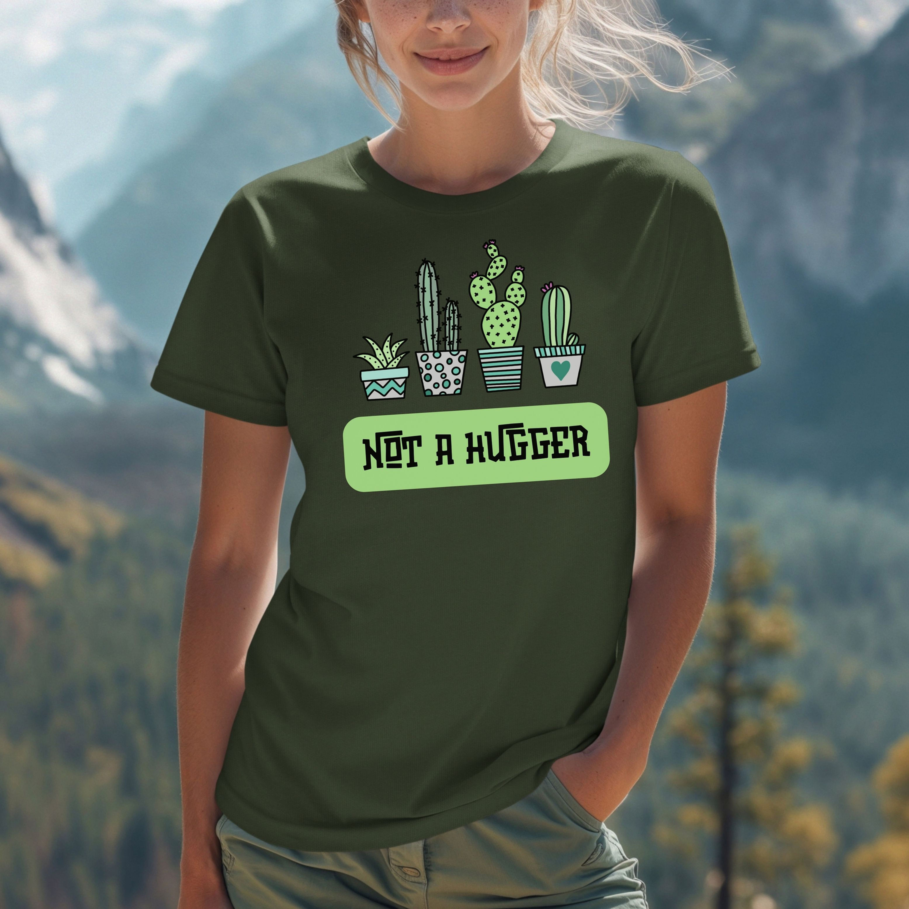 Not A Hugger | Plant Lover Unisex Tee